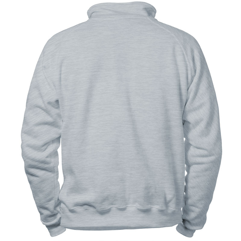 Sudadera  Media Cremallera Unisex Trasero